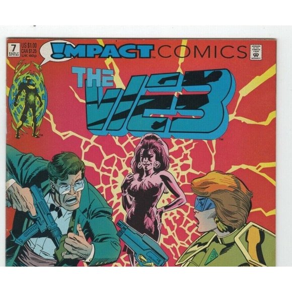 Vintage 1990 Impact Comics The WE3 Meridians Gambit #7 Comic Book - Picture 4 of 10